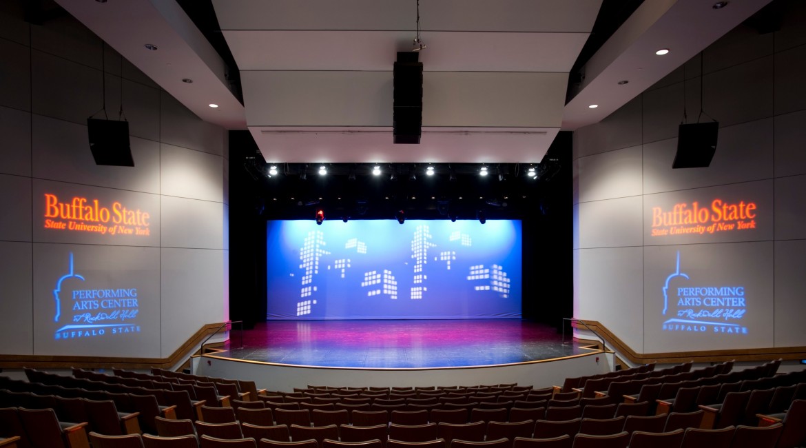 Audience view of the Performing Arts Center